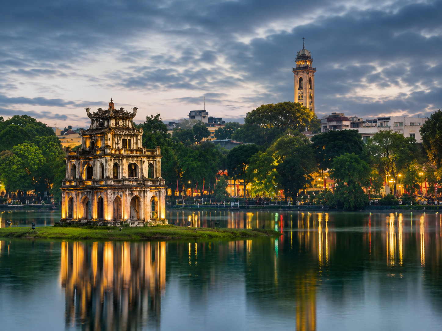 Meliá Hanoi and Hanoi cityscape